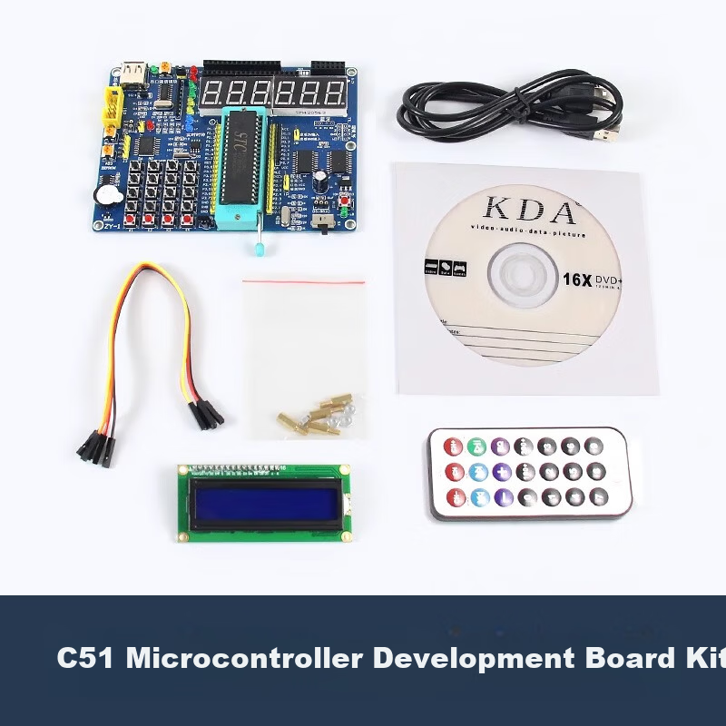 LOBOROBOT 51 Microcontroller Development Board Kit Smart Car Line Tracking Obstacle Avoidance Remote Control Bluetooth Programming C51 Robot Kit