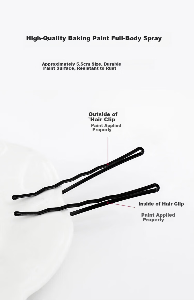 MEIFUYU Hair Clips Set 150 Pieces (Straight Clips + Wavy Clips + U-Shaped Clips) for Updos, Bangs, and Hair Sectioning WH7209 8
