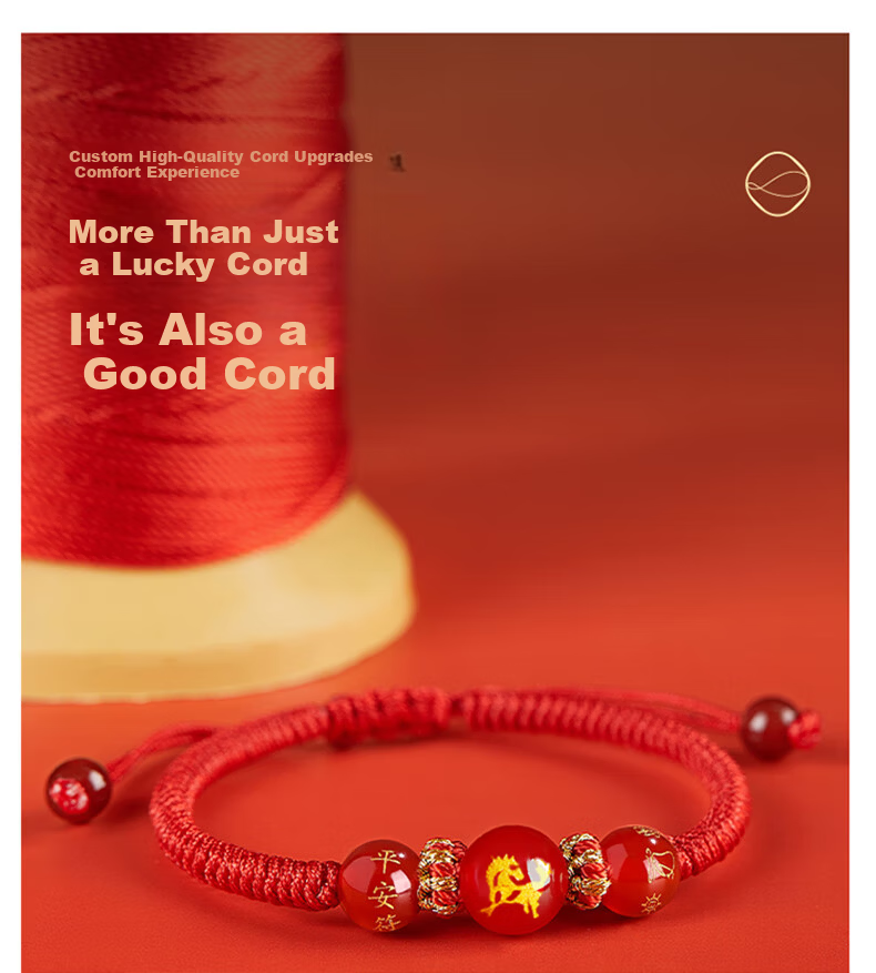 Benming Tang Red String Bracelet for Women Zodiac Year Protection Talisman Good Luck Gift for Gaokao Birthday Present for Girlfriend 8