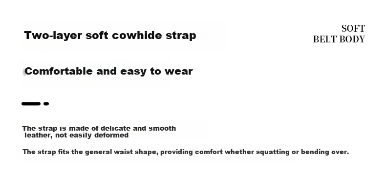 CARTELO Double-Sided Genuine Leather Women's Jeans Belt Smooth Buckle Plate Buckle Pin Belt Birthday Gift for Girlfriend 7