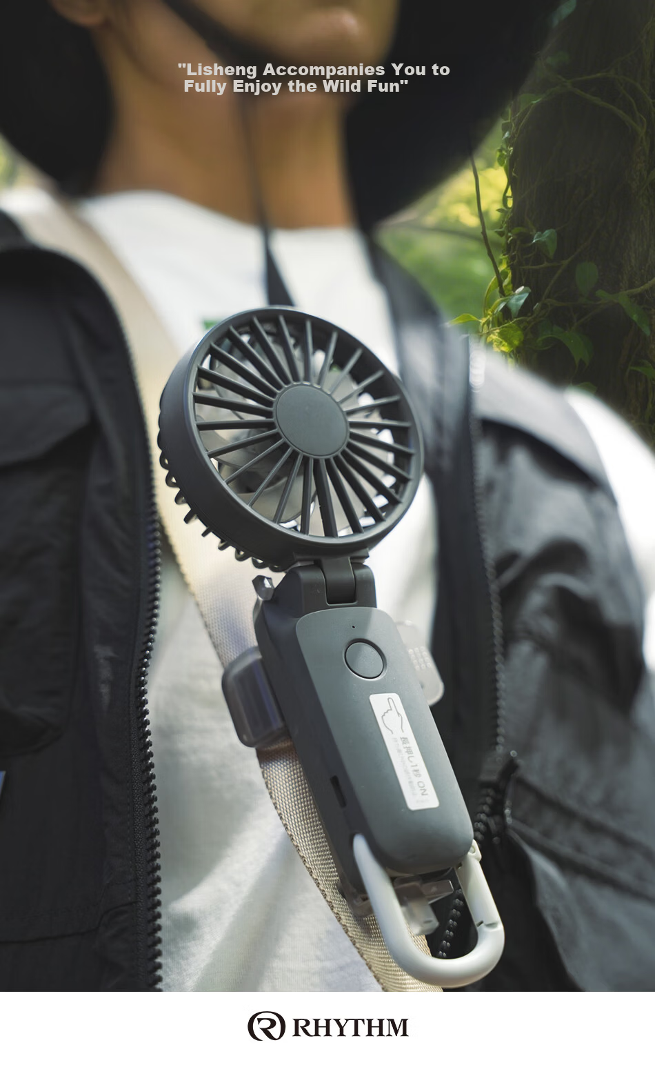 RHYTHM Lisheng Handheld Fan Umbrella Clip for Version 3.1 and 3.2 Models 036 040 042 Lisheng Fan Dedicated F0901-0589 Umbrella Clip 4