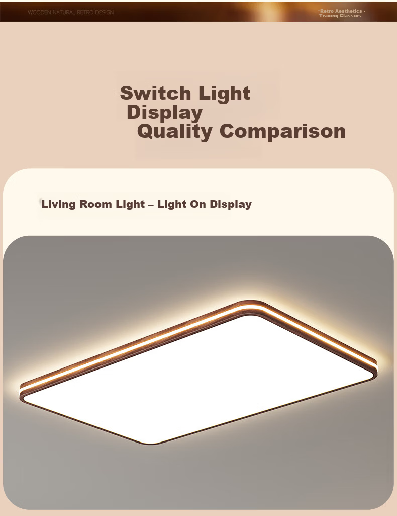 HP Bedroom Ceiling Light Pure Eye Protection Vintage Style High Brightness Children's Room Zhongshan Lighting Zhenzhiguang with Installation 28