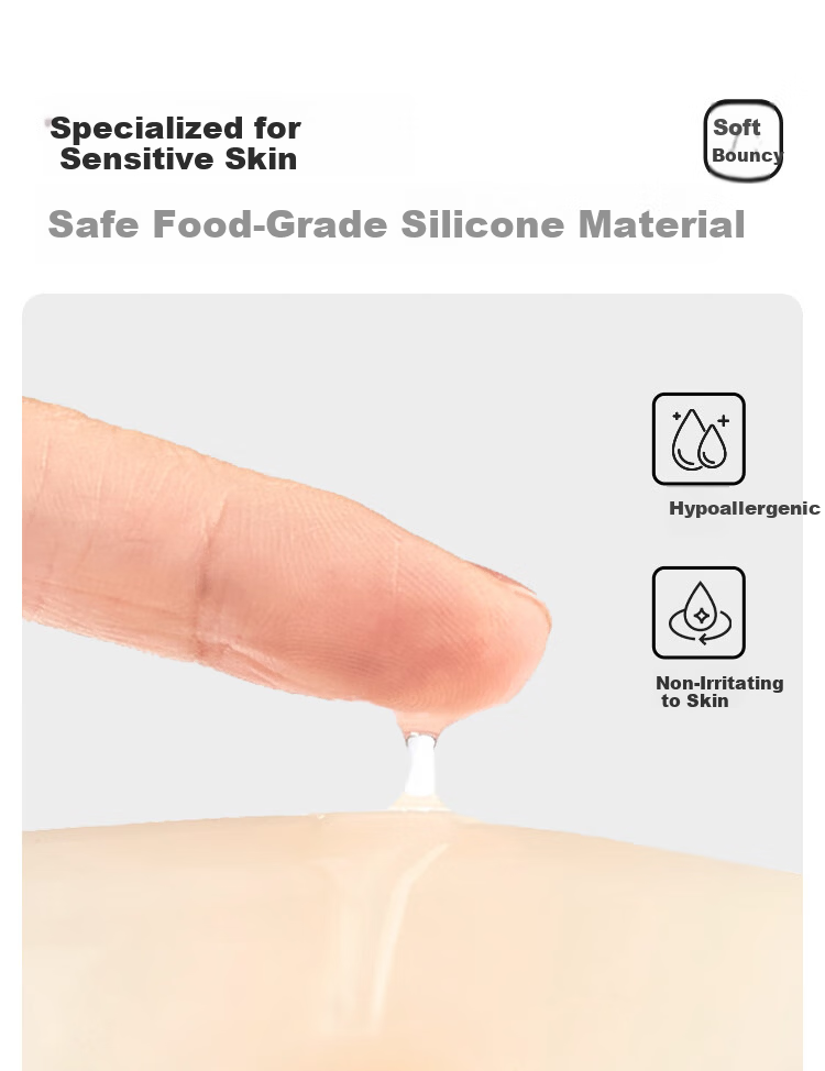 SBEAUTY 2.0 Water Drop Lifting Silicone Breast Pads 2026 New Women's Push-Up Large Silicone Anti-Protrusion Nipple Covers Large Water Drop 1 Pair 6