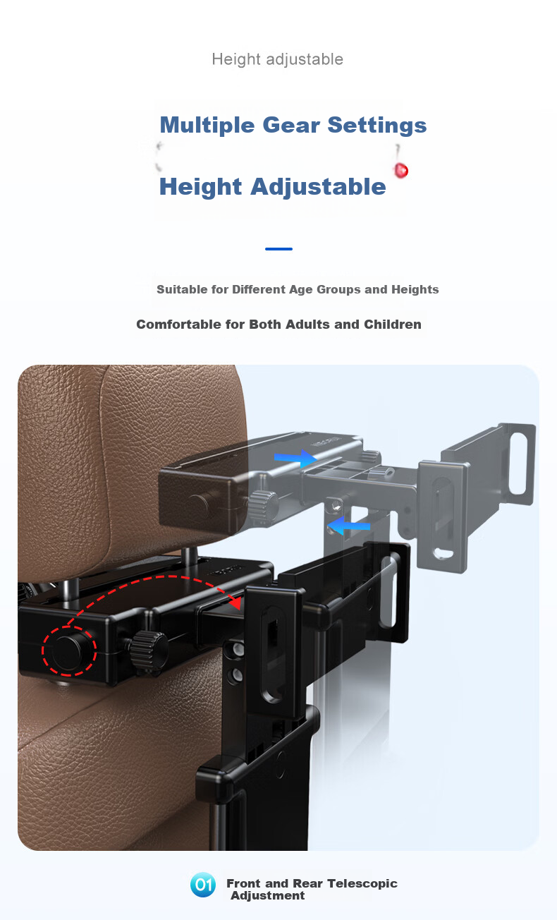 BIMLL Car Interior Small Folding Table Car Backseat Dining Table Vehicle Laptop Stand Desk 7