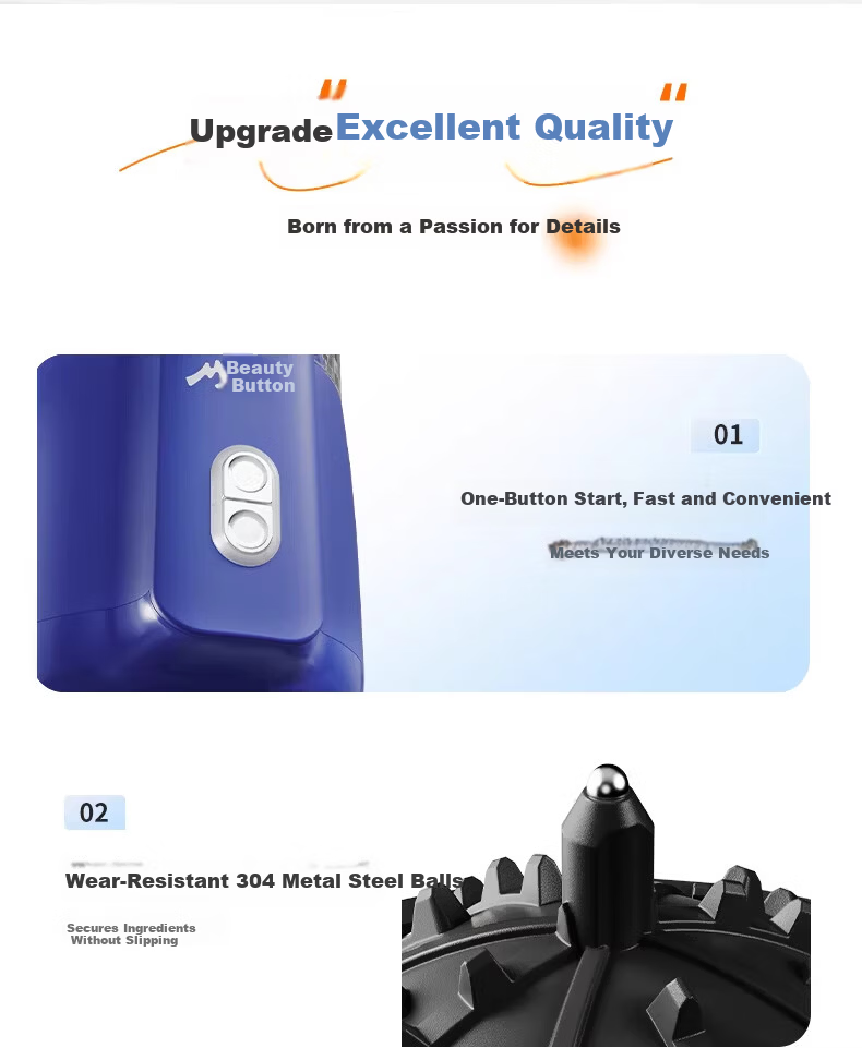 Meizhikou Juicer Automatic Pulp Separation Electric Portable Juice Extractor Household Fresh Juice Maker with Self-Cleaning Function 24