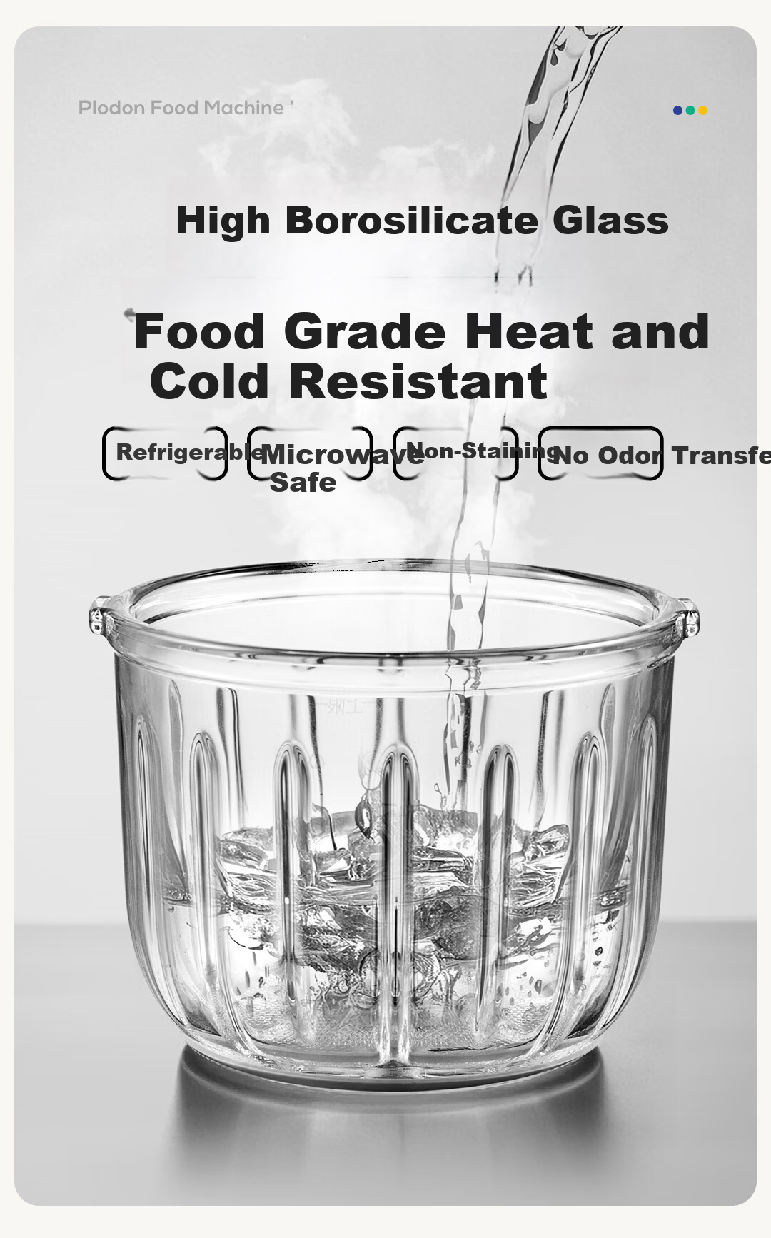 Pulidon Baby Food Processor Infant Puree Blender Food Preparation Tool [Single Speed] Ten Blades - Single Cup Single Blade 12