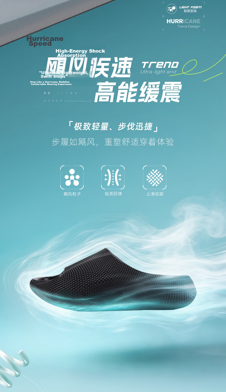 361° Hurricane Women's Sports Sandals 2026 Summer New Thick-Soled Cushioned Slip-On Comfortable Height-Increasing Outdoor Beach Shoes 3