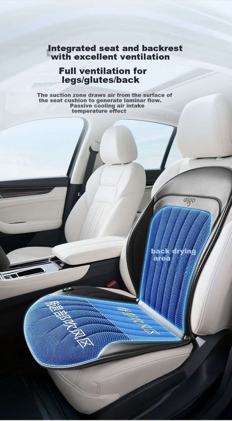 Digalun Car Ventilated Seat Cushion Summer Aigo Patriot Seat Cooling Ice Silk Breathable Massage Cushion 7