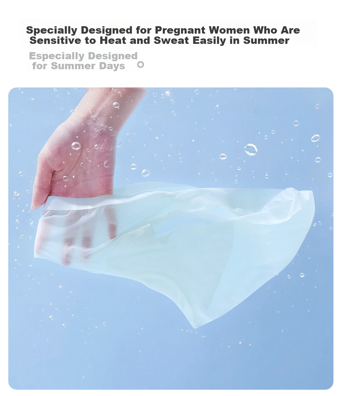 JOYNCLEON Maternity Underwear Summer Ice Silk Thin Seamless Breathable Ultra-Thin 3-Pack XXL jnk195955 2