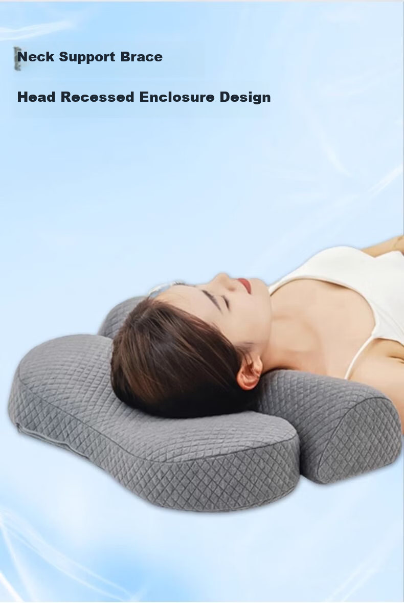 Aijiepu Cervical Pillow Neck Support Pillow Memory Foam Anti-Snore Deep Sleep Pillow for Adults Cervical Spondylosis Nap Pillow 9