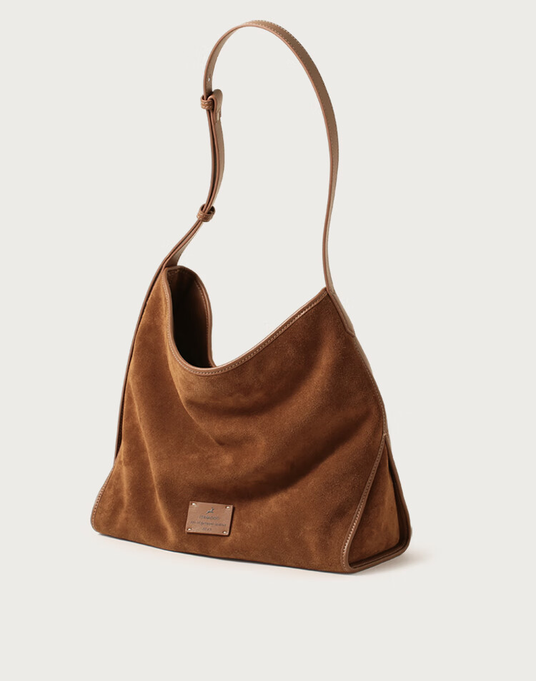 Mood Autumn And Winter Cowhide Hobo Tote Bag for Women, Large Capacity Commuter Underarm Single Shoulder Crossbody Bag, Birthday Gift Versatile Brow 33