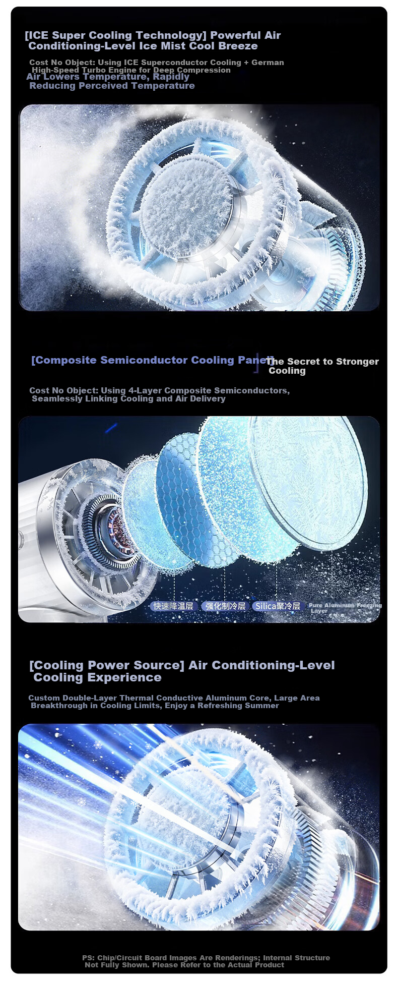 STEK【Hot Sale 1 Million+】Ultra Mini Handheld Small Fan Semiconductor Cooling Mini Portable Quiet USB Rechargeable Long Battery Life Office Dorm Outdoor Fan 5