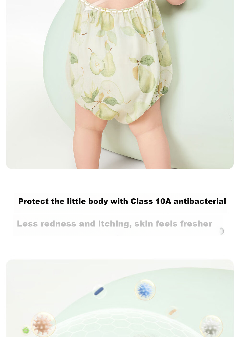 Betis Baby Bellyband Infant Vest Summer Clothing Gauze Half-back Shirt Newborn Toddler Stomach Protector 8