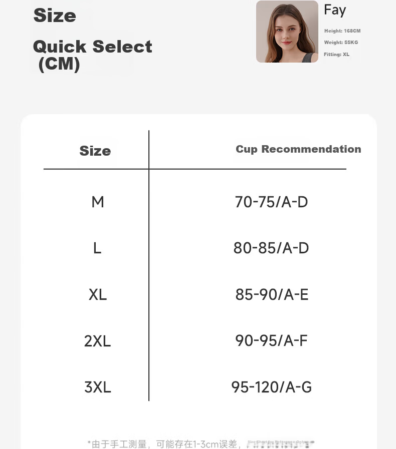FENYE Three-Buckle Adjustable Nursing Bra Postpartum Feeding Pure Cotton Sleep Bra Anti-Sagging Large Breast Sleepwear Skin Tone L 31