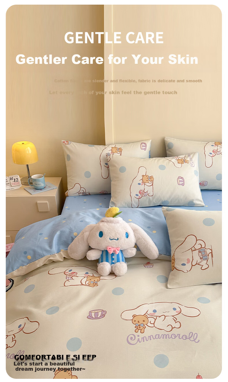 MINISO 100% Cotton Pillowcase Set of 2, Pure Cotton Xinjiang Cotton Pillow Protector Covers 48x74cm 3