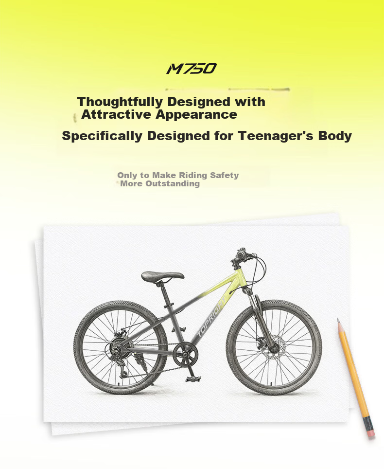 TOPRIGHT Youth Off-Road Aluminum Alloy Bicycle 20-Inch Commuter Bike for Primary and Secondary School Students Children's Day Gift 2