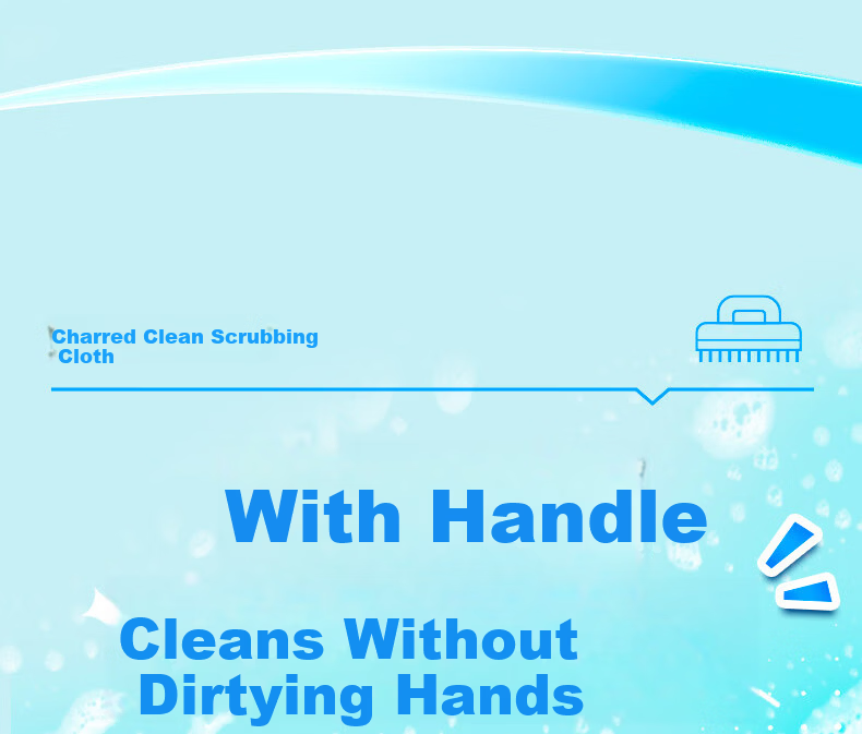Miaojie Charcoal Clean Scouring Pads 8pcs - Stainless Steel Sink and Cookware Degreaser and Cleaner 7