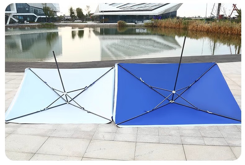 DSRAWMYT Outdoor Sun Umbrella Large Commercial Patio Umbrella Big Market Square Rectangular Rain Shelter Umbrella 19