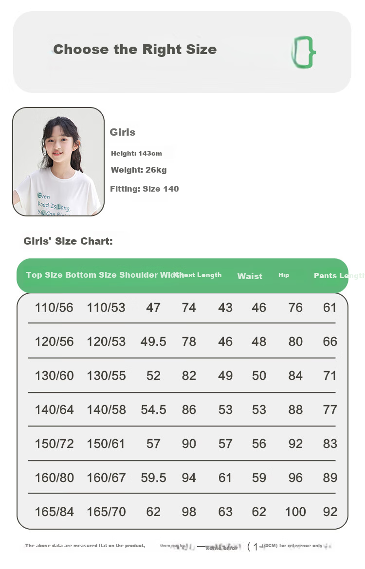 Hodohome Modal Girls' Summer Short Sleeve Pajama Set Breathable Soft Stretch Cute Print Homewear 8