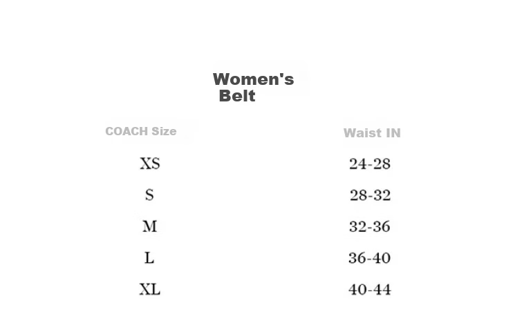 COACH Women's SCULPTED C Buckle Reversible 25MM Belt CEB69 2