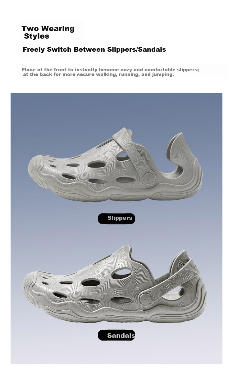 Coqui New Venom Men's Creek Shoes Outdoor Slip-On Sandals Gray 43 CQ2519 9