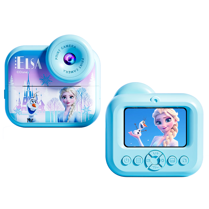 Disney Children's Camera, High-Definition Photo And Video Camera, Instant CCD Digital Camera, Toy for Boys And Girls, Birthday Gift