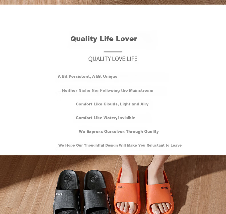 Huili Four Seasons Trendy Sandals, Fashionable Indoor And Outdoor Non-Slip Lightweight Comfortable Men's Slippers HL3920 Gray Size 43 2