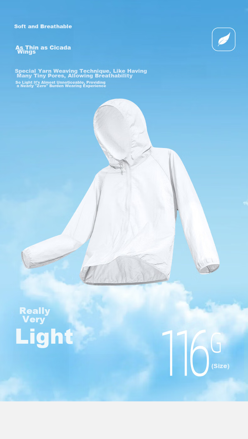Baleno Men's Summer UPF50+ Hooded Sun Protection Jacket Ice Silk Cooling Lightweight Outdoor Quick-Dry Unisex Sunproof Shirt 6