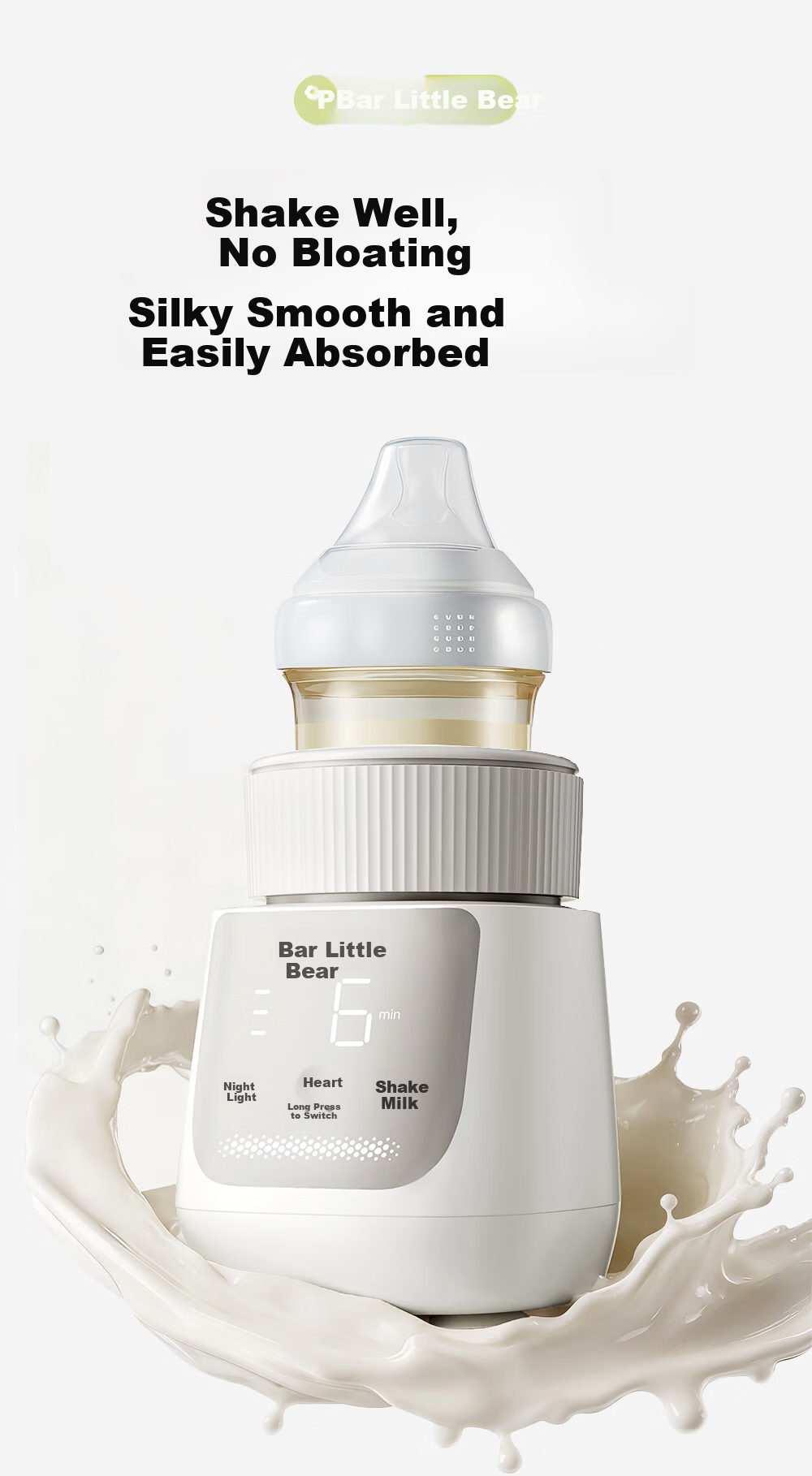 Bear Wireless Electric Baby Milk Powder Mixer P3 Bottle Shaker 1