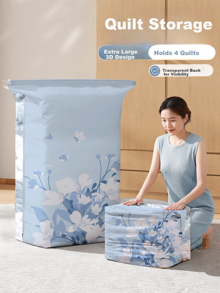 Antu Vacuum Compression Storage Bag for Quilt and Clothes, Sealed Bag for Cotton Quilt, Special Vacuum Storage Tool for Down Jackets 3