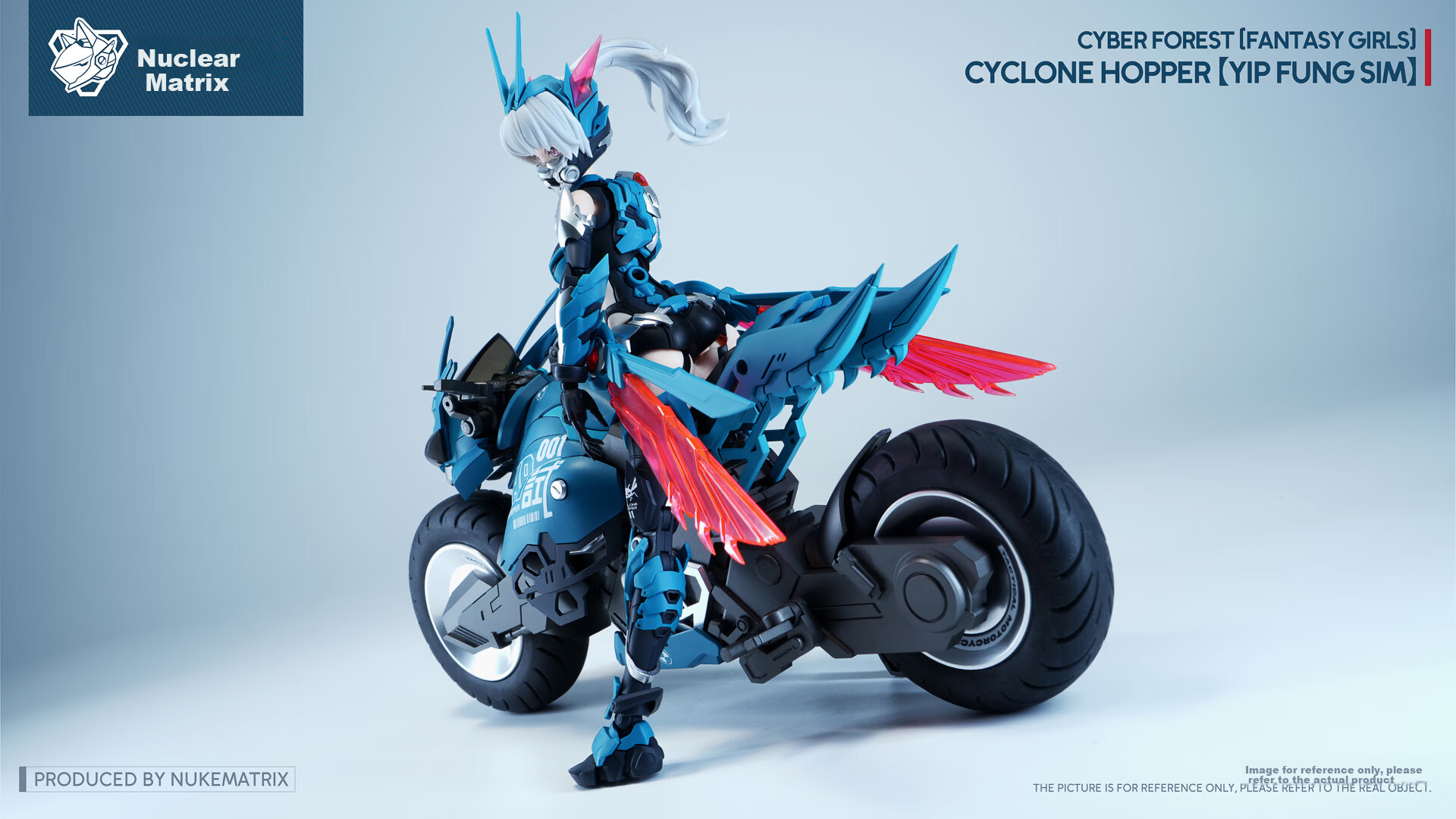 Nuke Matrix Cyber Forest Hurricane Locust Leaf Wind Chan Assembled National Creative Mecha Girl Model 2