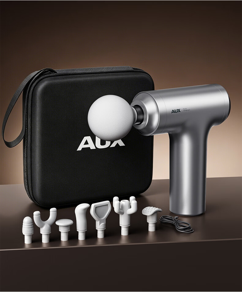 AUX Mini Fascia Gun Muscle Massager Shoulder Neck Waist Back Professional Portable Full Body Relaxation Massager Father's Day Practical Gift for Dad 13