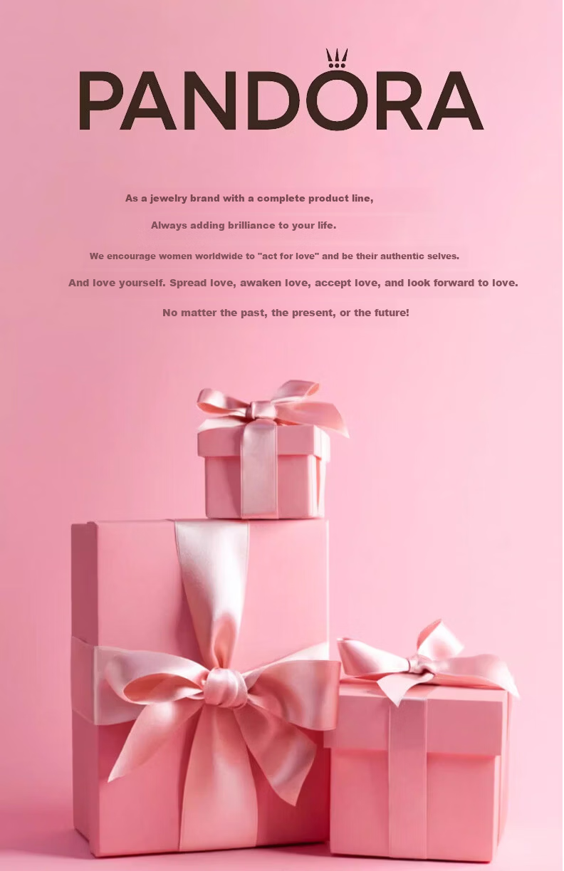 PANDORA "Heaven Official's Blessing Animation x PANDORA" Concentric Bond Necklace Set Commemorative Birthday Gift for Girlfriend 7