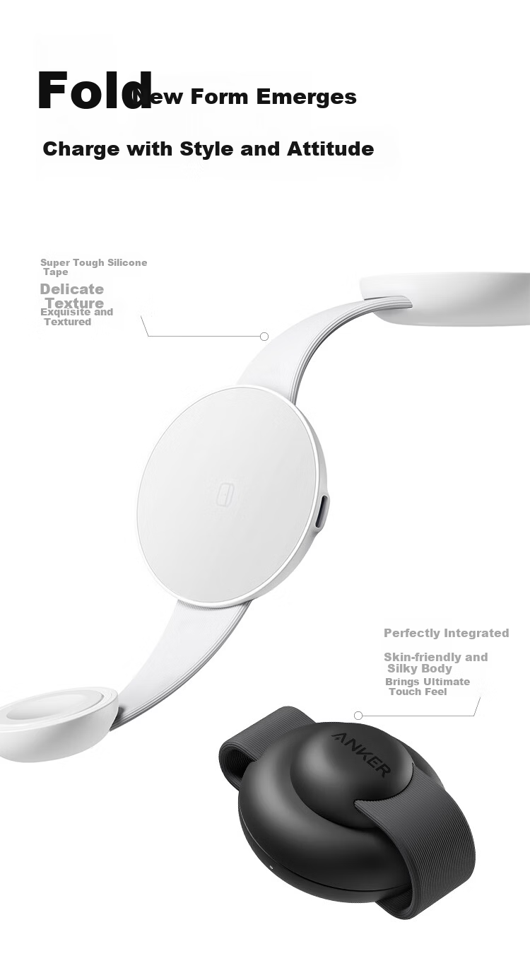ANKER Anker UFO Wireless Charger 3-in-1 Foldable for iPhone 17 Pro Max Apple Watch AirPods White 11