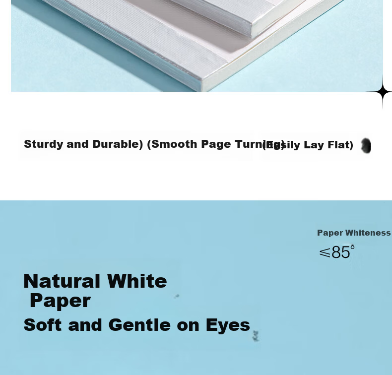 Deli Student Softcover Notebook B5/40 Sheets 12-Pack Wire-Free Binding WB540 (Ask the Sky 9) 9