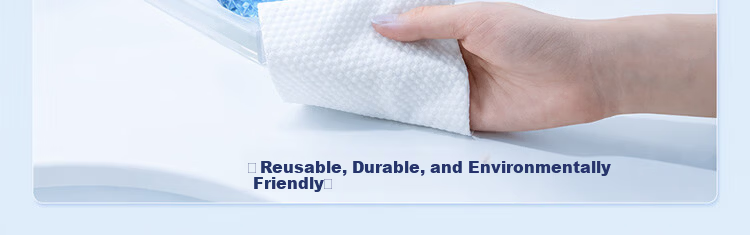 CCOKIO Japan Premium 100% Cotton Facial Towels Large Thickened Dual-Use Dry and Wet Baby Disposable Pull-Out 80 Sheets 27