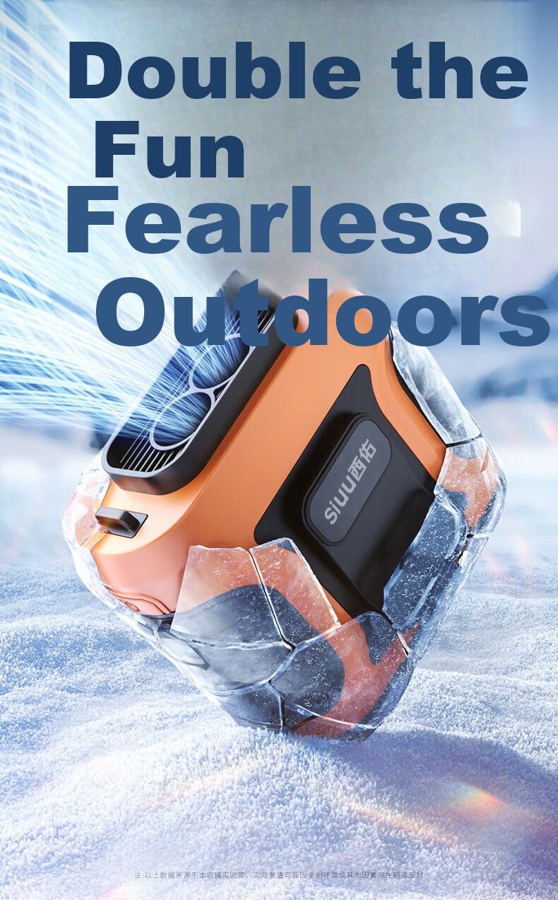 Xiyou Waist Hanging Mini Fan 2026 New Model Large Airflow Portable Fan Outdoor Delivery Rechargeable Long Battery Life Cooling Device Waist Air Conditioner 7