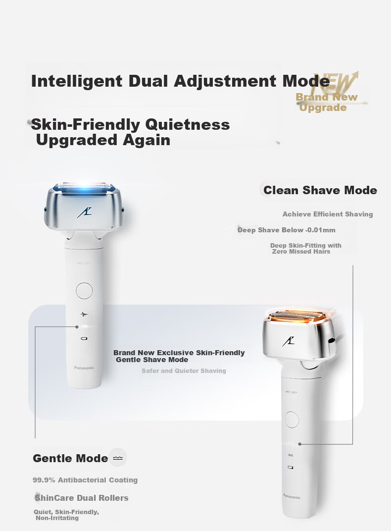 Panasonic New Little Hammer 4.0 Electric Shaver Reciprocating Smooth Dual Roller Skin-Friendly Portable Razor LM37 White 2026 New Model Gift for Boyfriend Birthday Price Guarantee 618 4