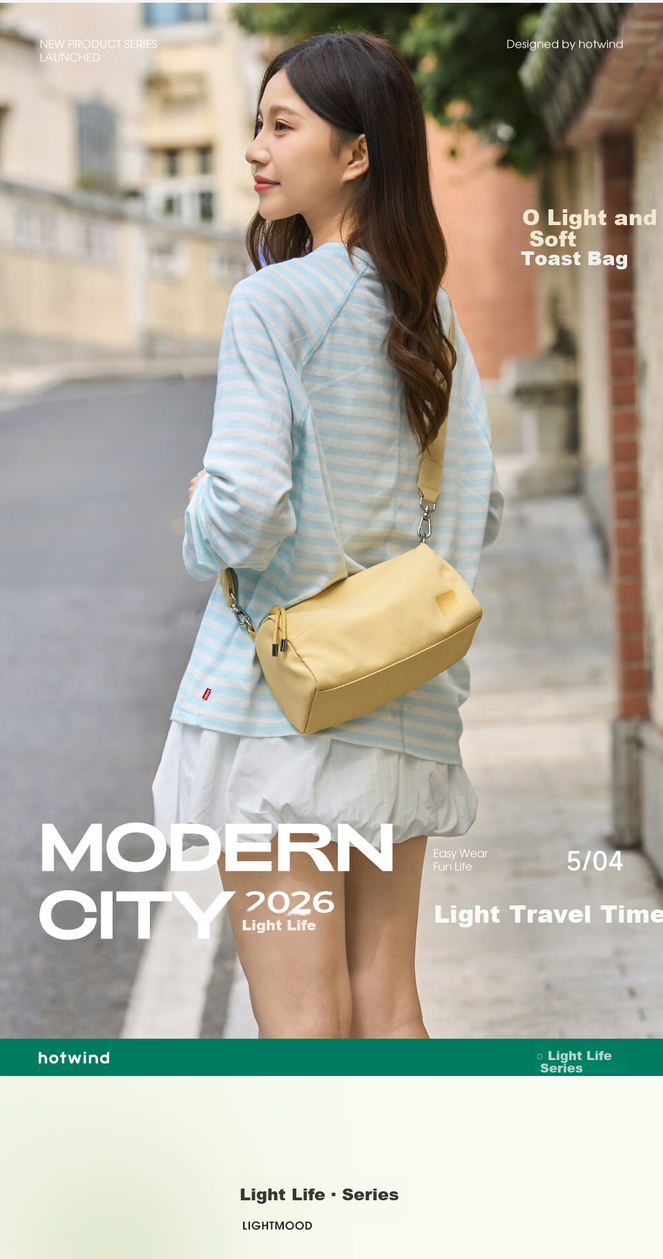 Hotwind Oxford Cloth Bag Women Lightweight Shoulder Crossbody Small Bag Sports Casual Large Capacity Birthday Gift for Girls 2