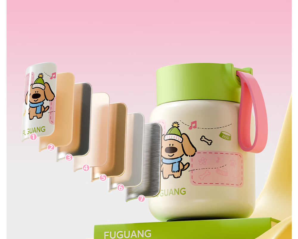 Fuguang Mini Pocket 316L Stainless Steel Insulated Water Bottle Small Thermos Cup for Women Students Children 14