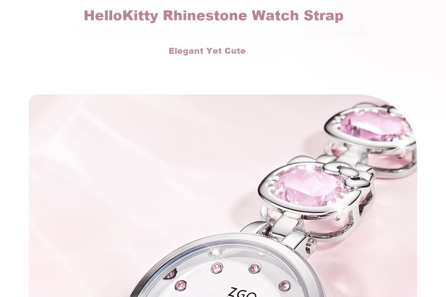 ZGO Sanrio Women's Mechanical Style Quartz Watch Small Dial Student Bracelet Valentine's Day Gift for Girlfriend 8