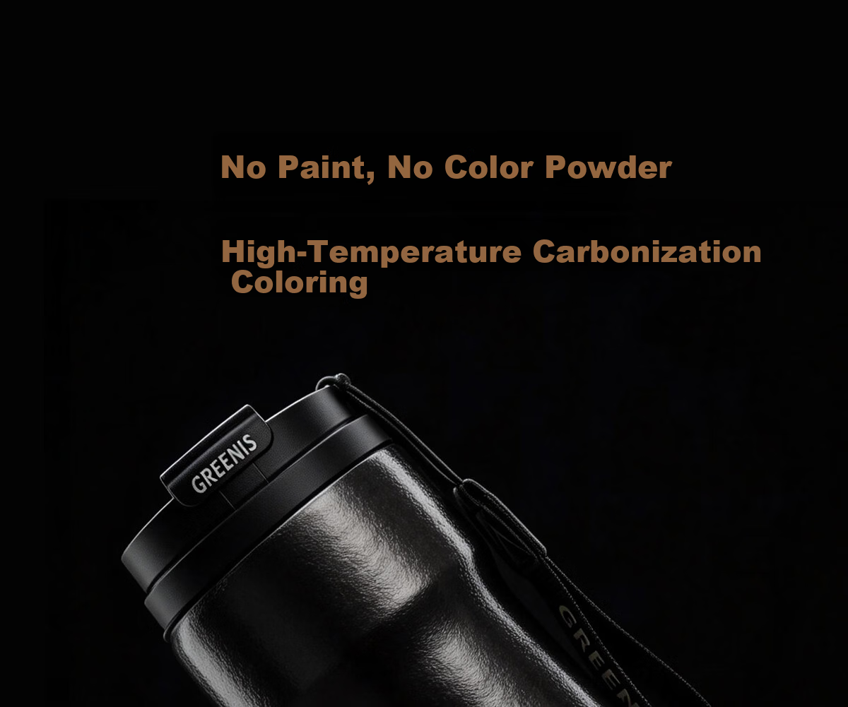GREENIS Portable Pure Titanium Electric Kettle Travel Electric Water Cup High-Value Boiling Coffee Thermos Temperature Control Insulated Cup Mini Milk Tea Cup 15