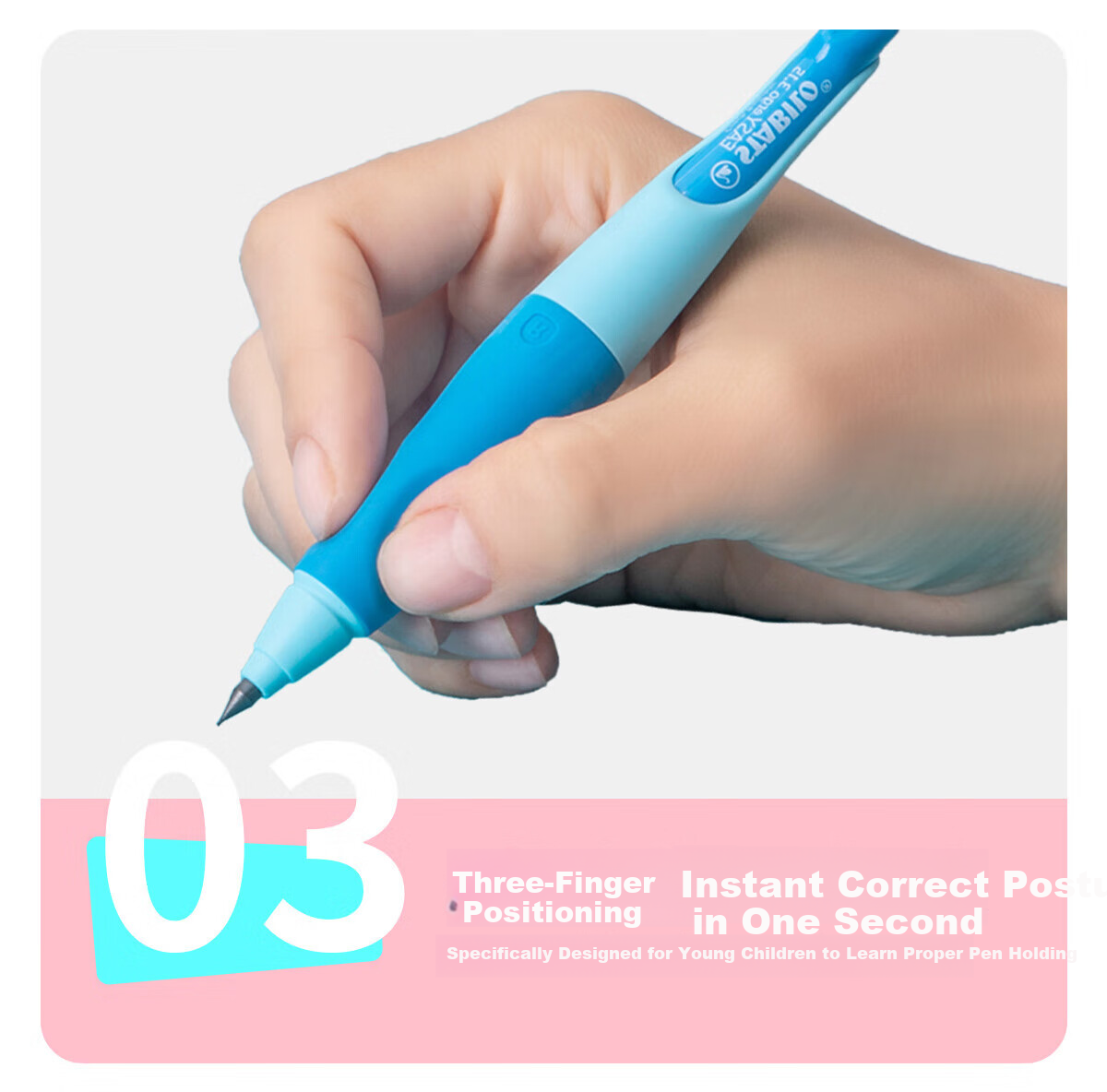 STABILO Germany Imported 3.15mm Chunky HB Pencil Mechanical Lead Pen Mint Green Kids School Stationery Children's Day Gift 9
