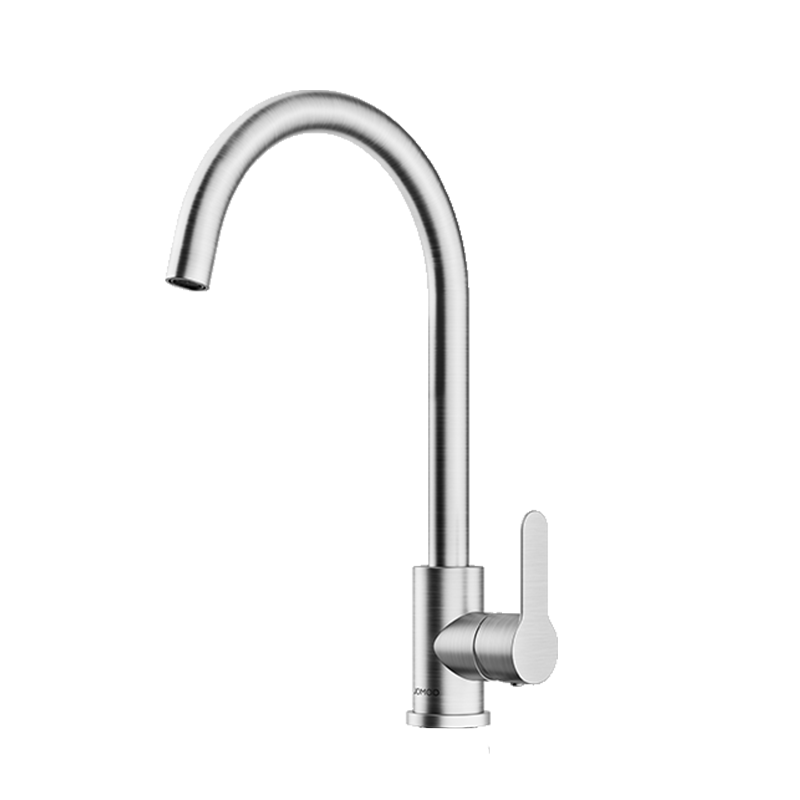 JOMOO Kitchen Faucet Universal 304 Stainless Steel Sink Tap 360° Swivel Hot and Cold Dual Control Faucet 33221