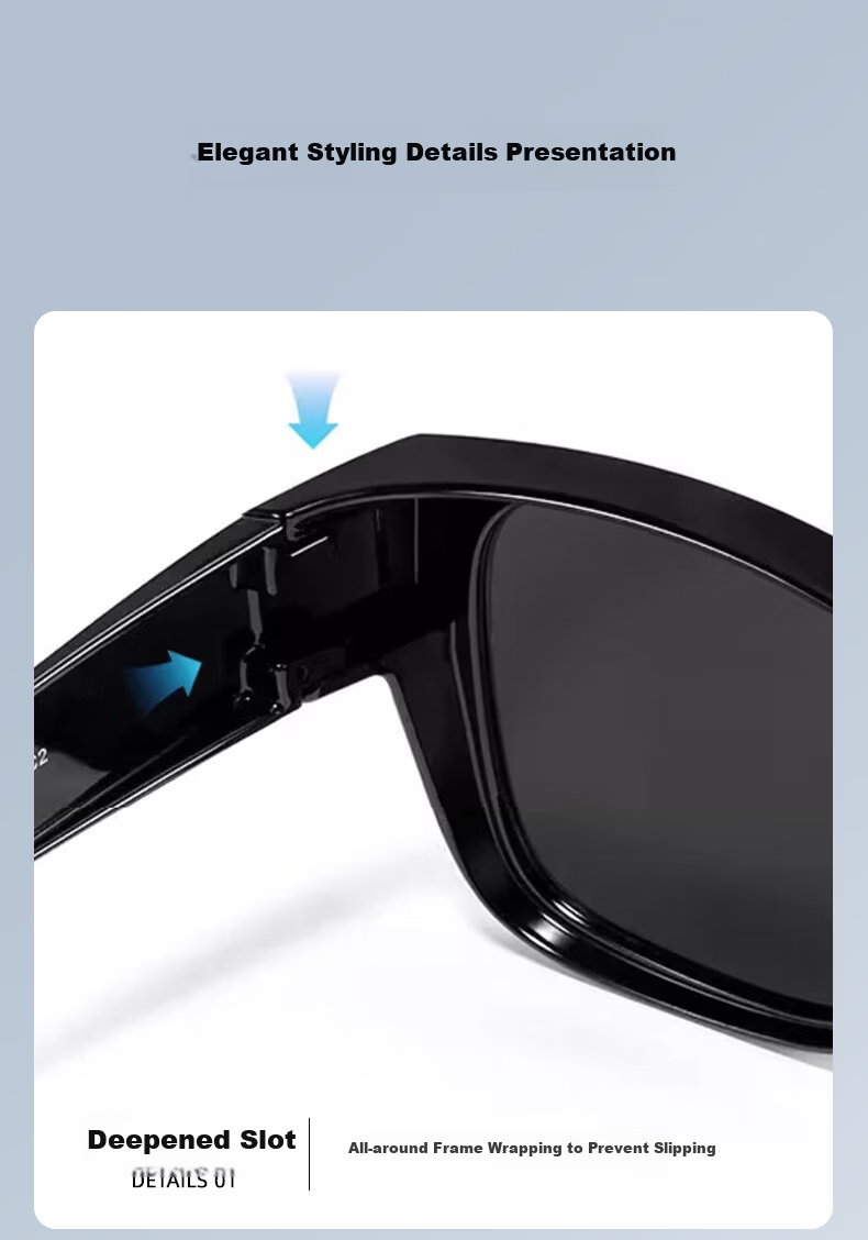 40,000 KM Myopia Clip-On Polarized UV Protection Sunglasses for Men, Driving Special, Compatible with Women's Frames 8