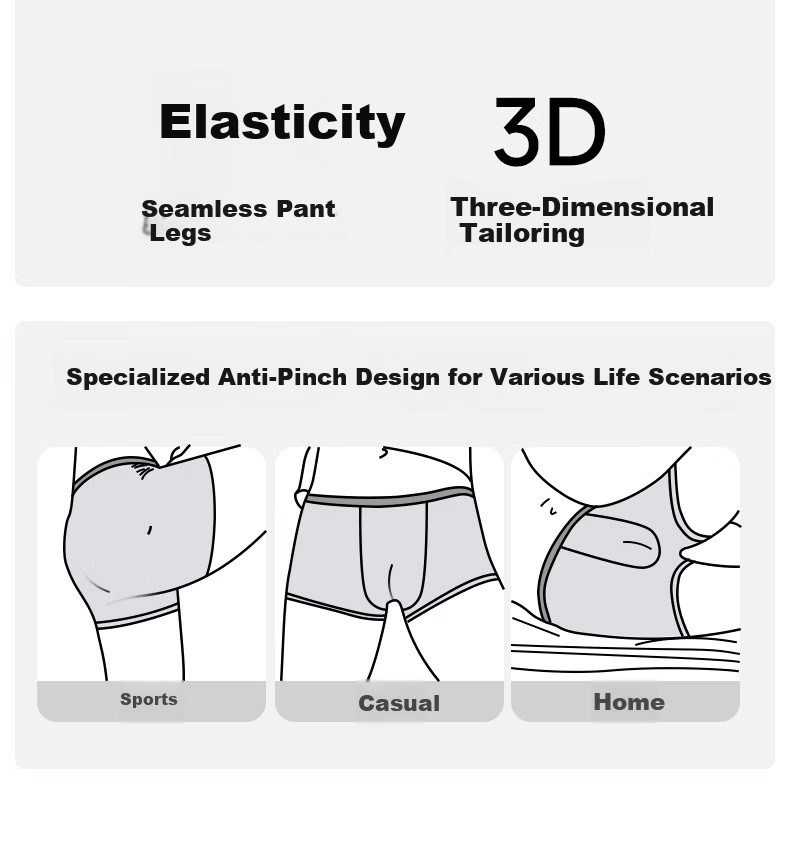 GNJ Men's Disposable Cotton Boxer Briefs Travel Portable EO Sterilized Wash-Free Individually Packaged Business Trip 16