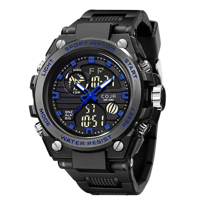 COJR Sports Digital Watch Youth Shockproof Military Enlistment Timer for High School Students