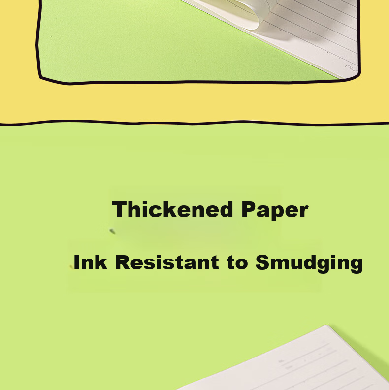 NUSIGN Wireless Binding Notebook A5/40 Sheets 4-Pack NS350-Q - Premium Brand by Deli 6