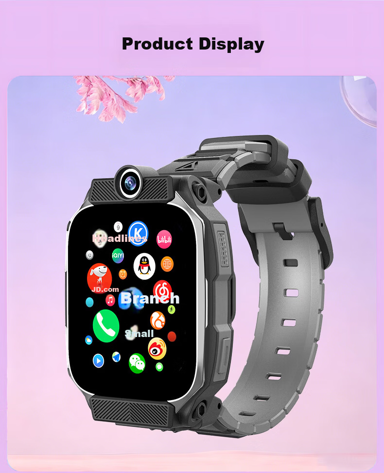 HAOXUEXI Smart Kids Phone Watch 5G Full Network Positioning Flip Waterproof WeChat for Boys and Girls Elementary and Middle School 15