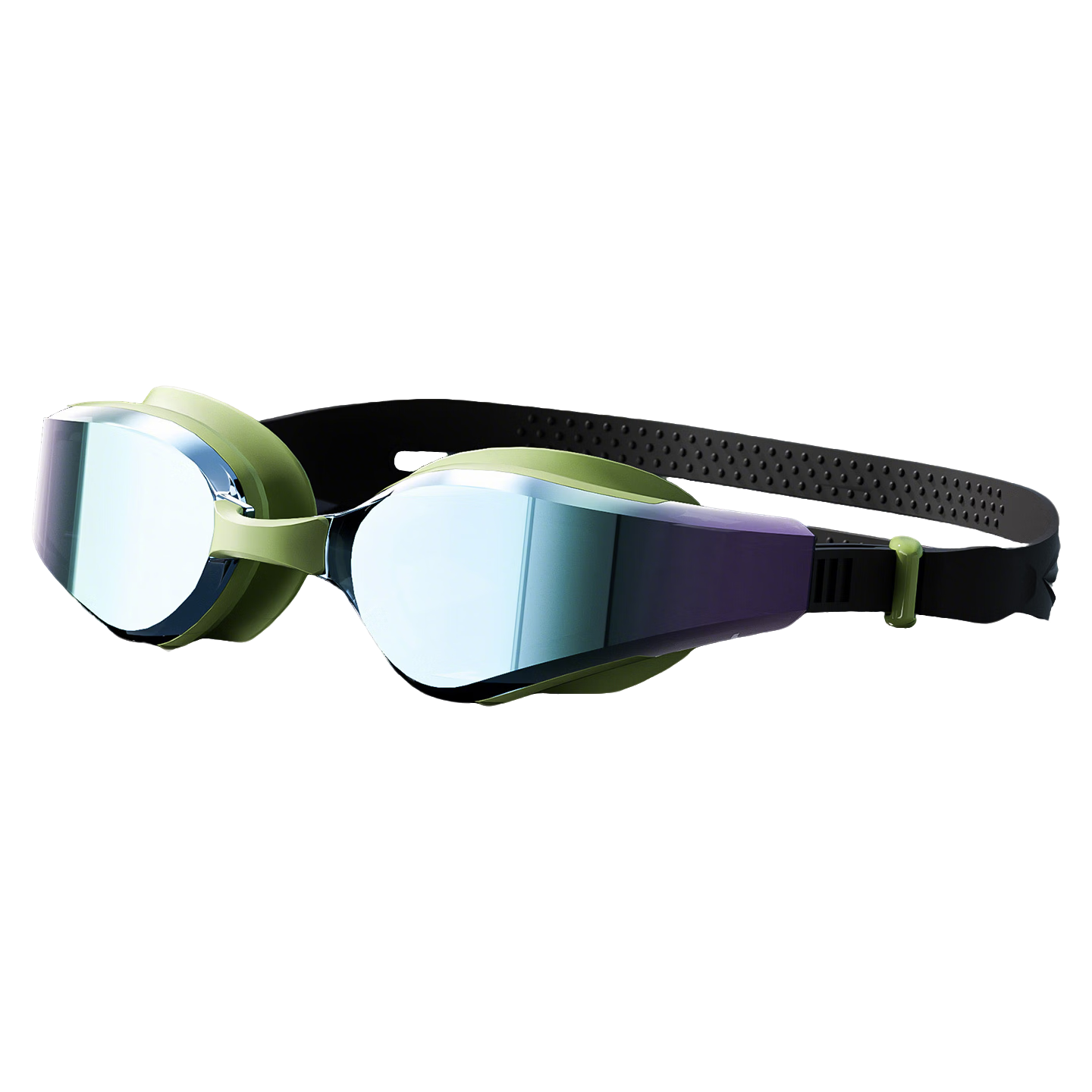 ANTA Swimming Goggles Unisex HD Coated Anti-Fog Professional Racing Swim Eyewear Green Plano
